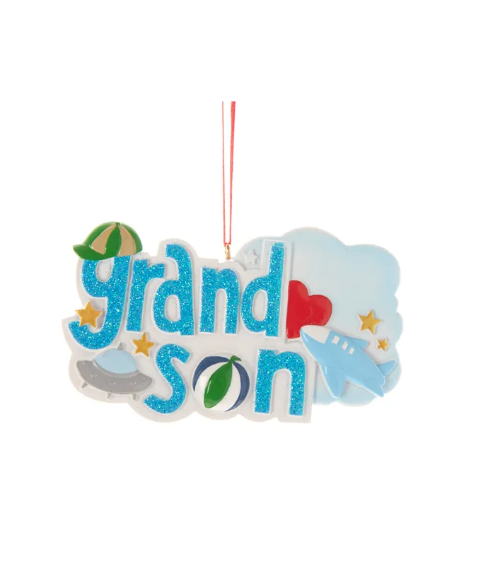 Kurt S. Adler - Grandson Ornament For Personalization