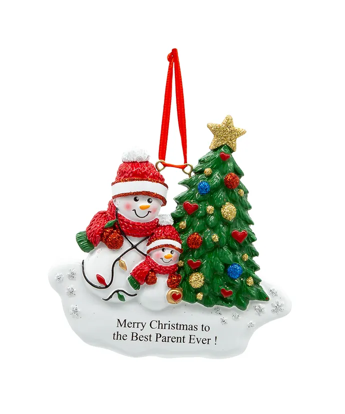 Kurt S. Adler - Single Parent With Child Ornament For Personalization