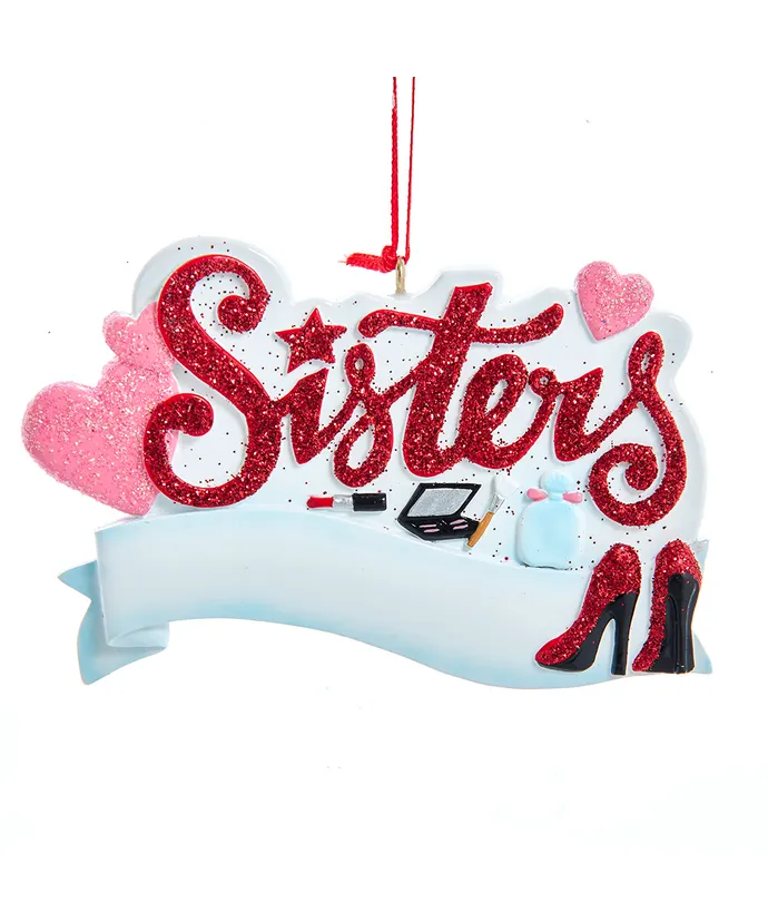 Kurt S. Adler - Sisters Ornament For Personalization